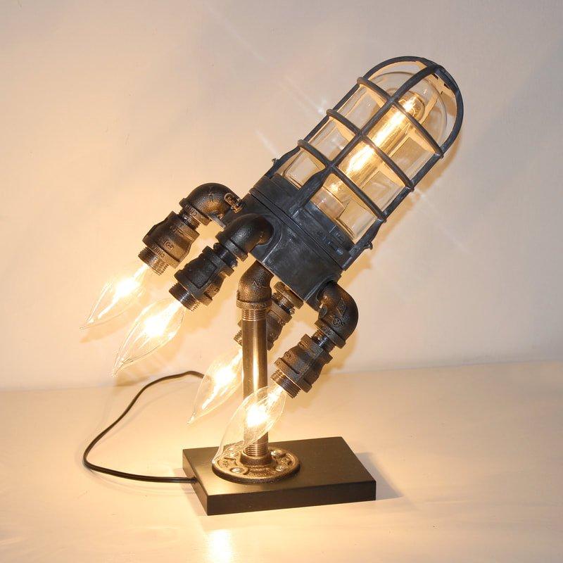 rocket lamp