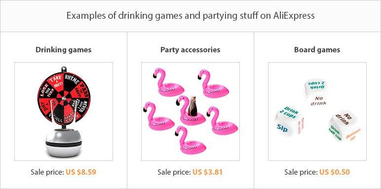 What to dropship: drinking games and partying gear