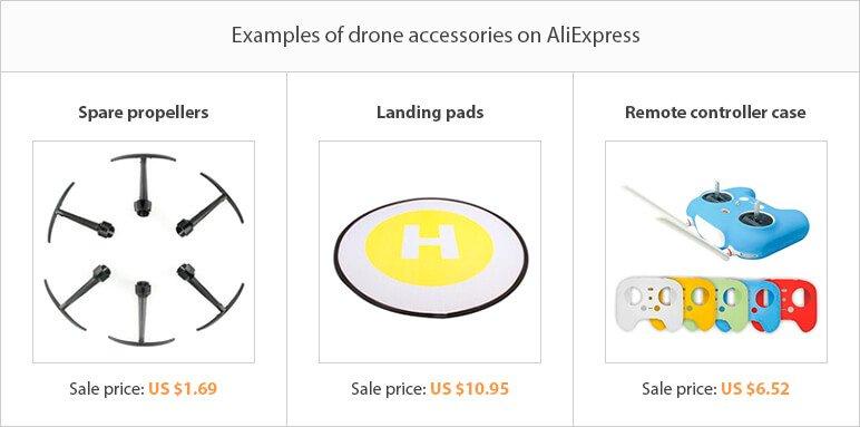 Dropshipping niche ideas: drone accessories