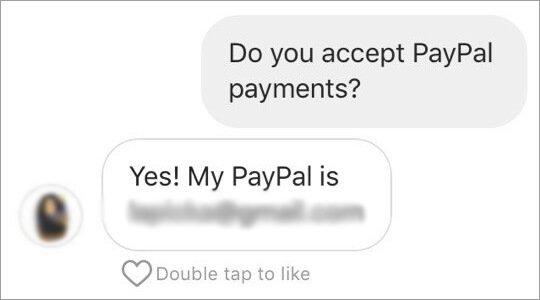 Payment Instagram shoutouts