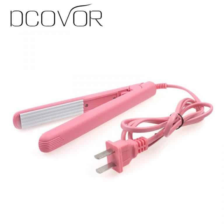 Screenshot of a pink mini hair straightener as an example of a cute dropshipping product 