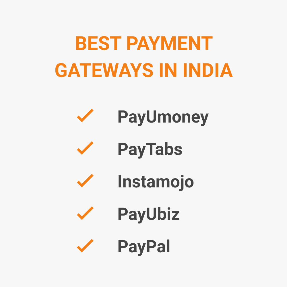 dropshipping india payment gateways