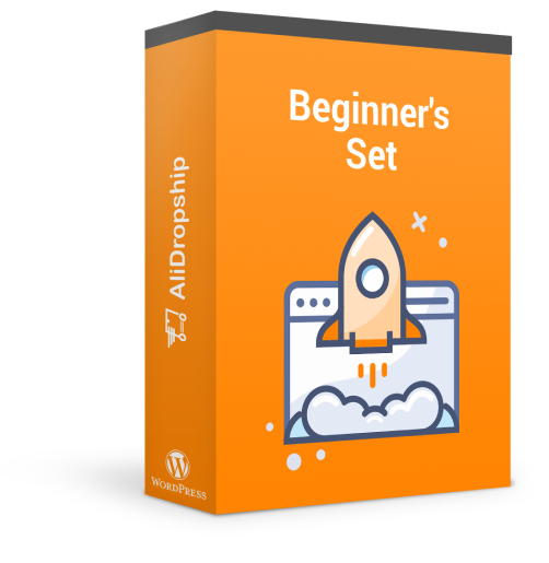 Beginner's Set is a package of dropshipping software solutions for newcomers to ecommerce