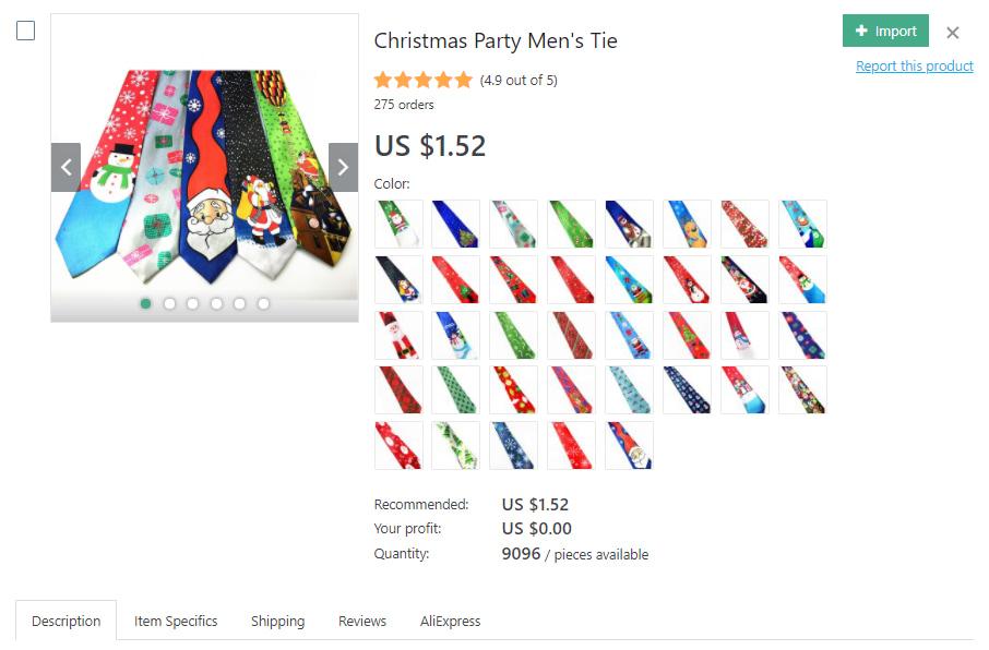 Mens' tie for Christmas