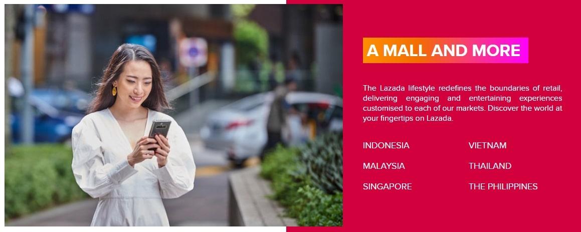Being one of the top online marketplaces in Asia, Lazada, nevertheless, serves only 6 destinations