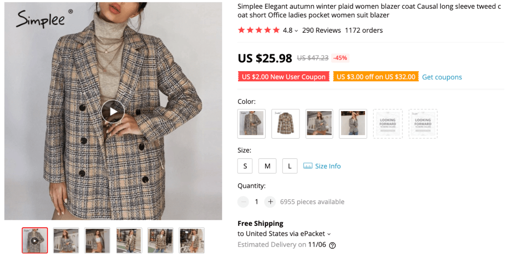 Best things to sell online to make money this autumn: plaid coats