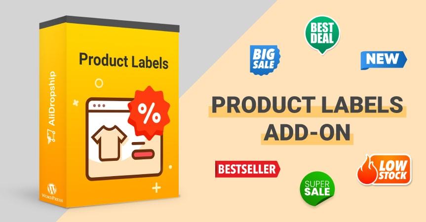a cover of the article on product labels add-on