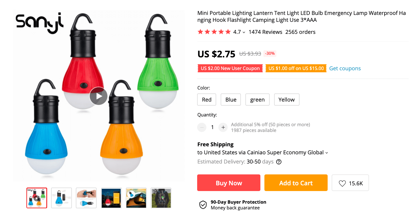 Useful things to buy right now: camping lights