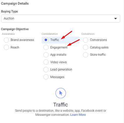 How to advertise on Facebook: choosing the ad objective