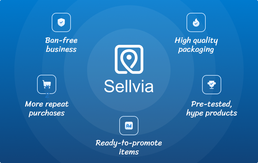 Benefits of Sellvia as an online business supplier