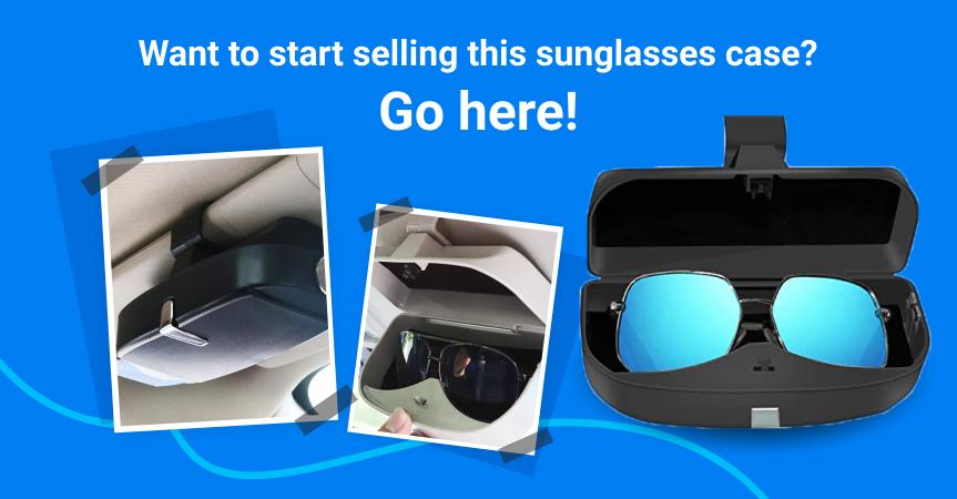 Go here to start selling this magnetic car sunglasses case, one of the best dropshipping products to offer this week