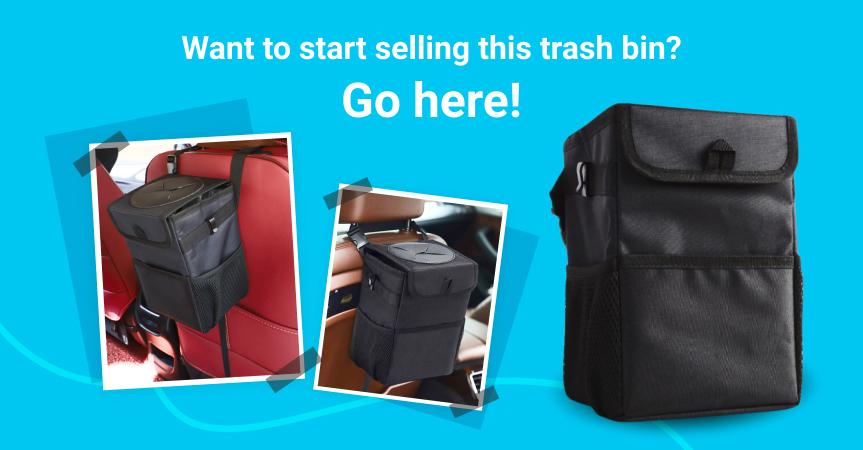Go here to start selling this waterproof car trash bin from Sellvia