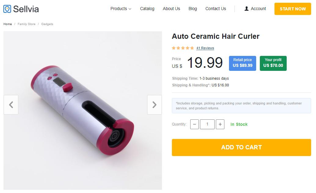 Ceramic hair curler - useful styling tool to dropship