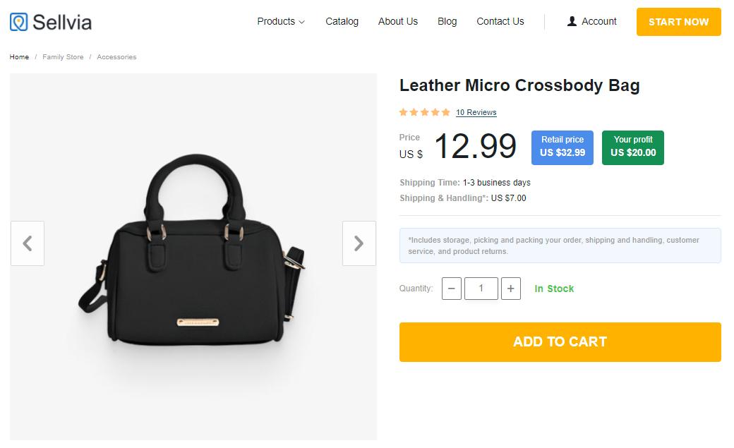 A black crossbody bag - a popular accessory