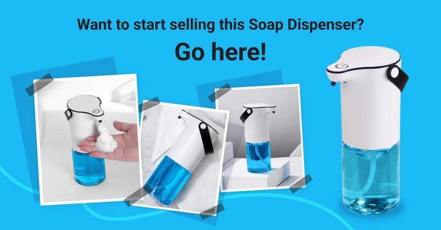 start selling this bestselling Smart Sensor Foam Soap Dispenser for dropshipping here