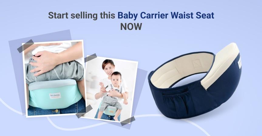 a picture showing what to sell for profit a Baby Carrier Waist Seat