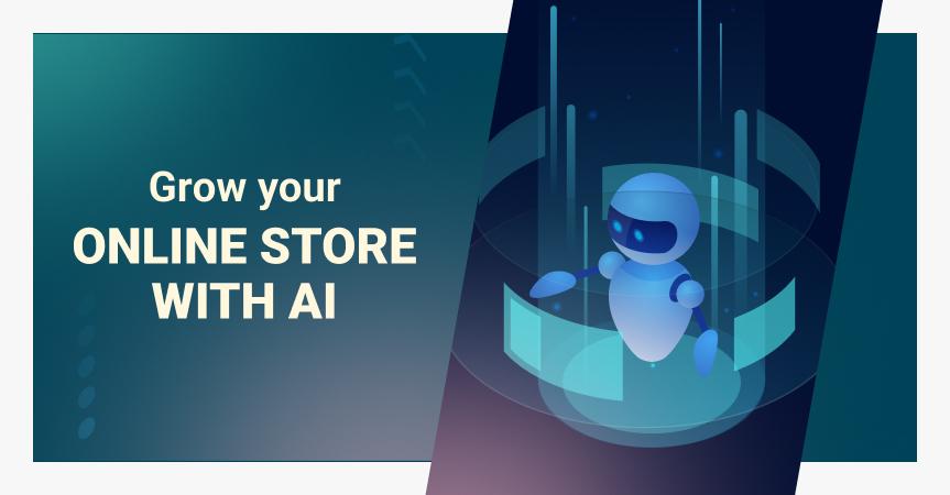 cover article about an ai online store