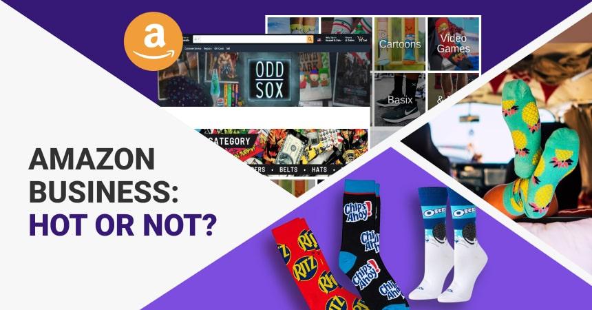 cover for article about an selling socks on Amazon