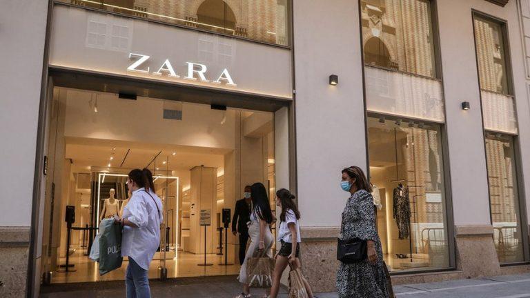 Picture of the storefront of Zara