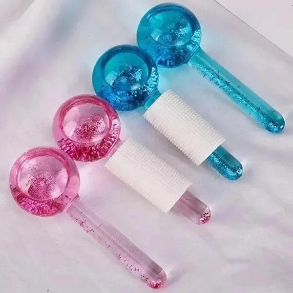 photo of a crystal roller massager