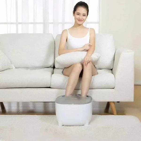photo of a heated foot massager