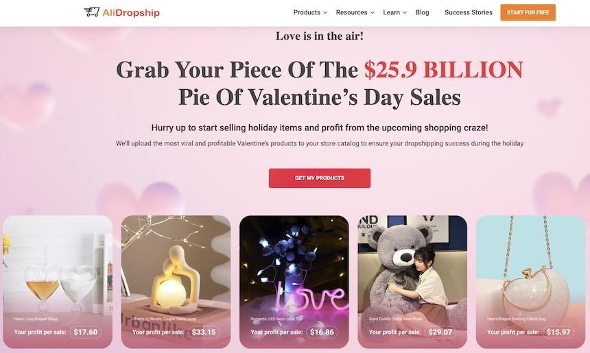 Valentine's Day Product Pack from AliDropship