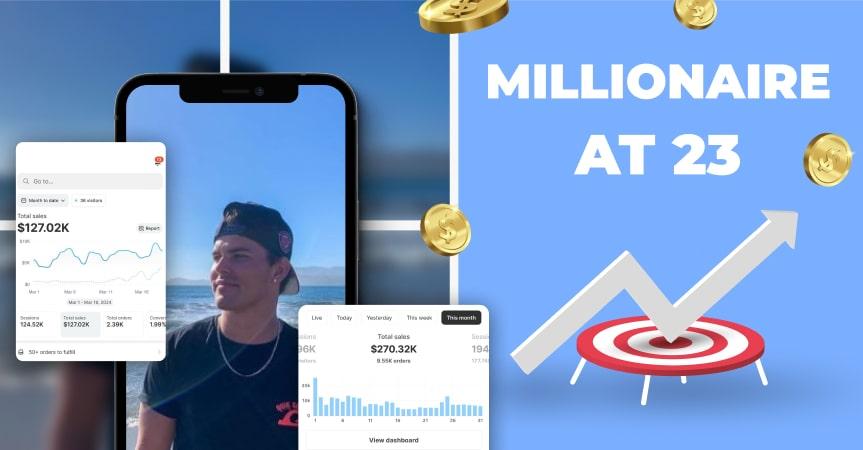 cover image millionaire at 23