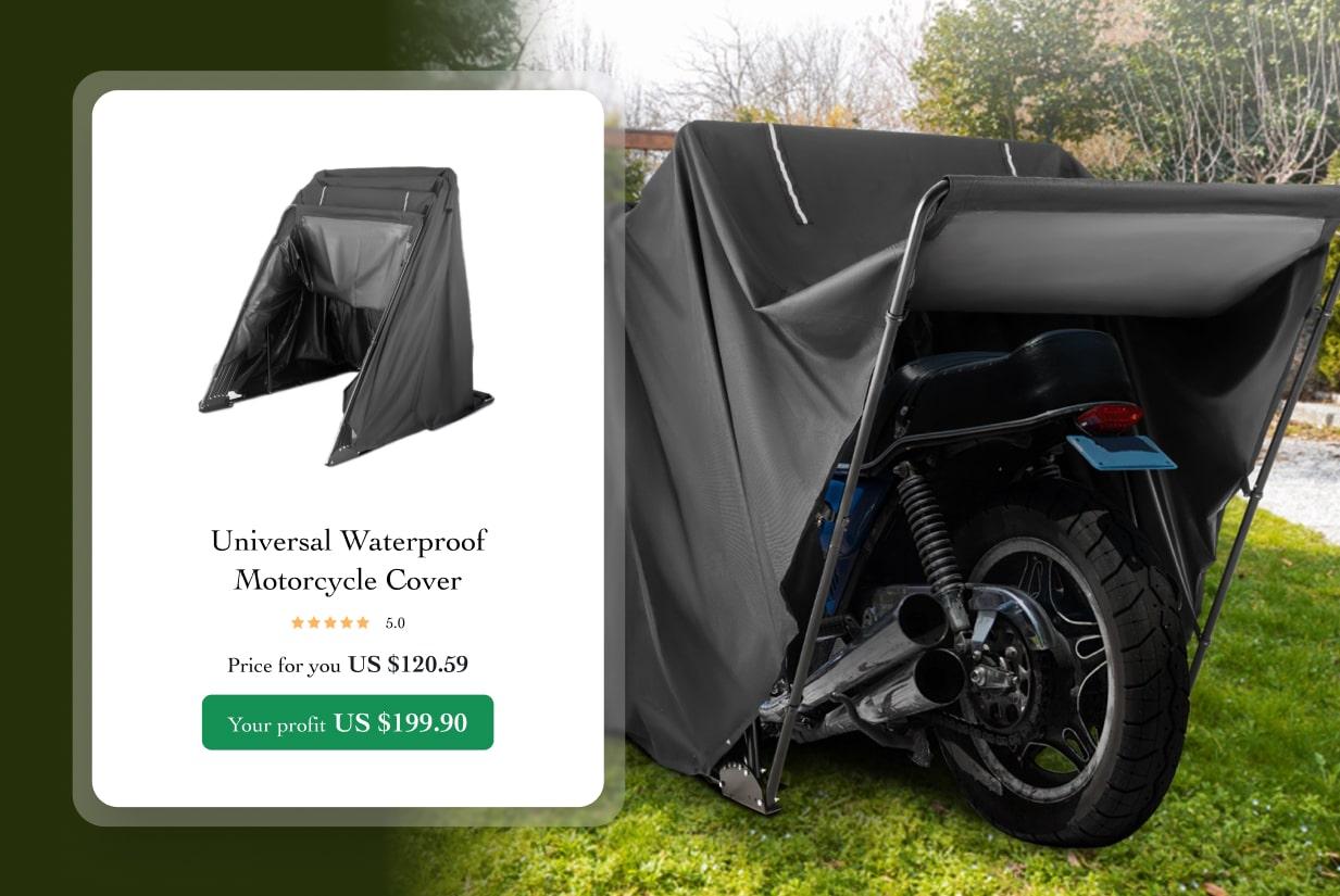 Motorcycle shelter