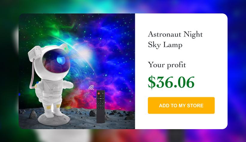 Astronaut Night Sky Lamp