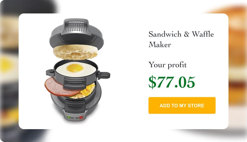 Breakfast Sandwich & Waffle Maker