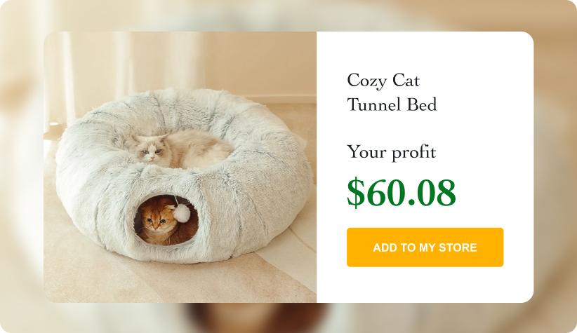 Cozy Cat Tunnel Bed