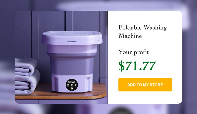 Foldable Washing Machine