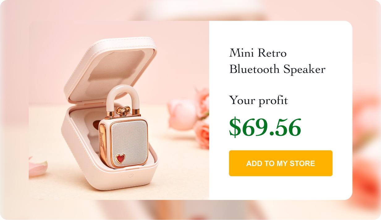 Mini Retro Bluetooth Speaker