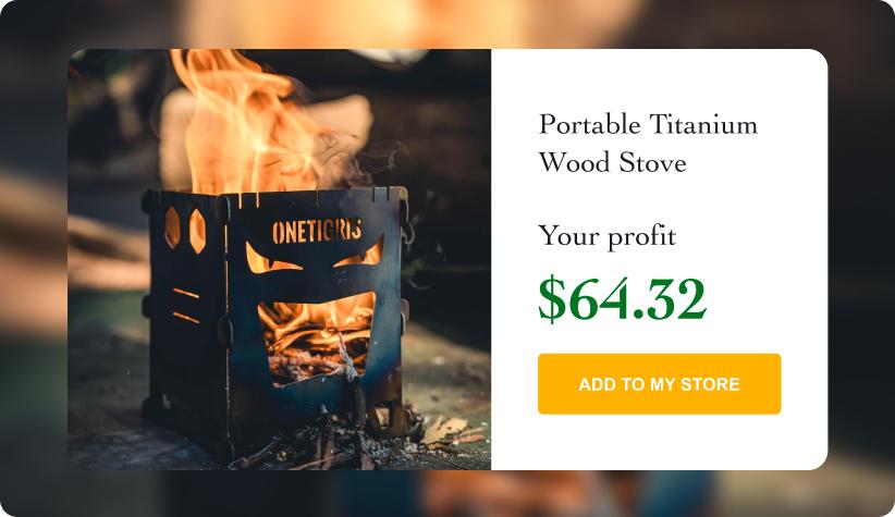 Portable Titanium Wood Stove