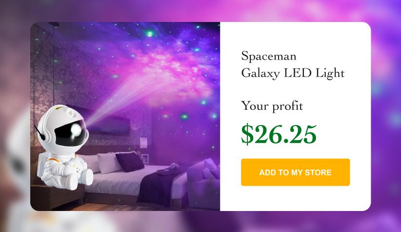 Spaceman Galaxy LED Light