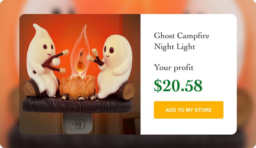 Ghost Campfire Night Light