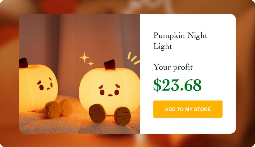 Halloween Pumpkin Night Light