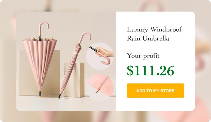 Luxury Windproof Rain Umbrella