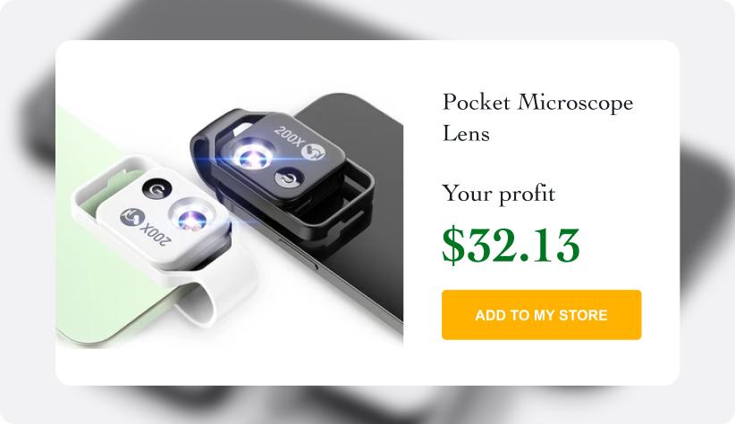 Pocket Microscope Lens