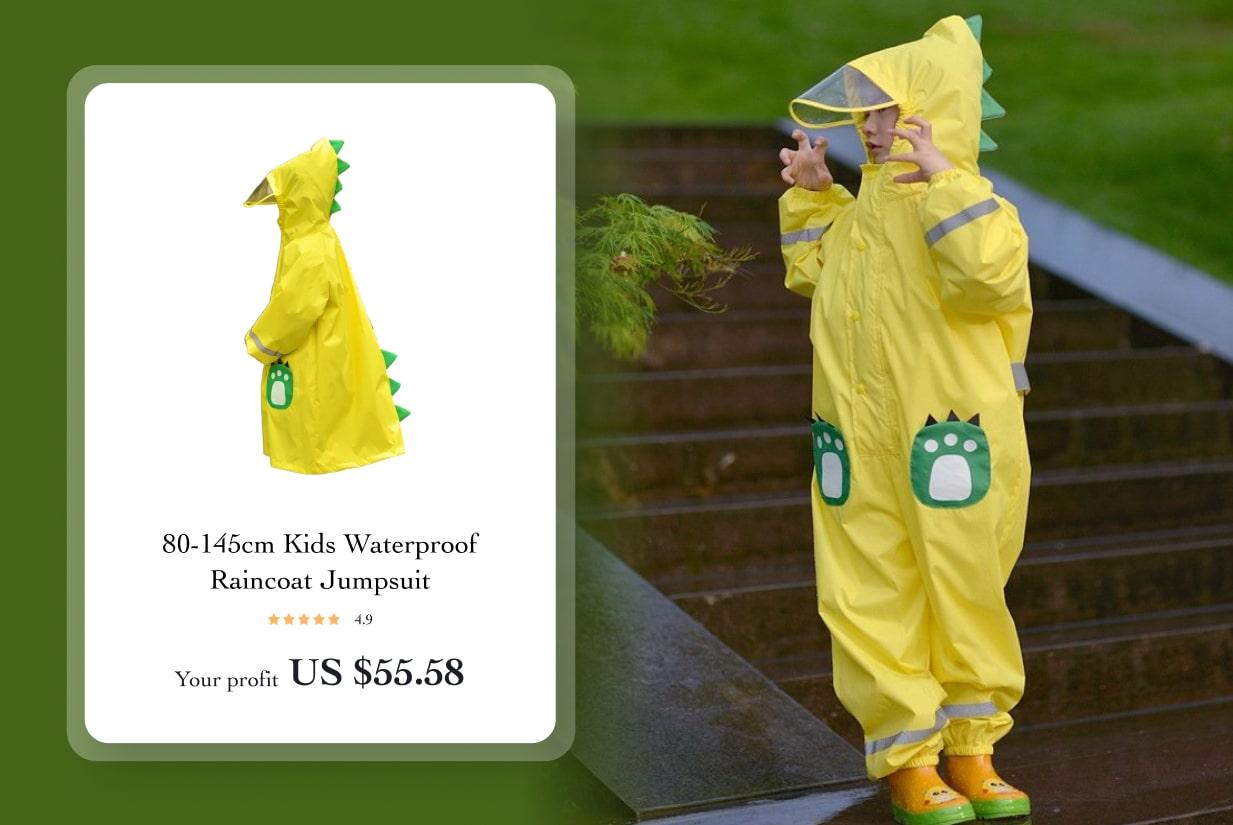 Kids Waterproof Raincoat