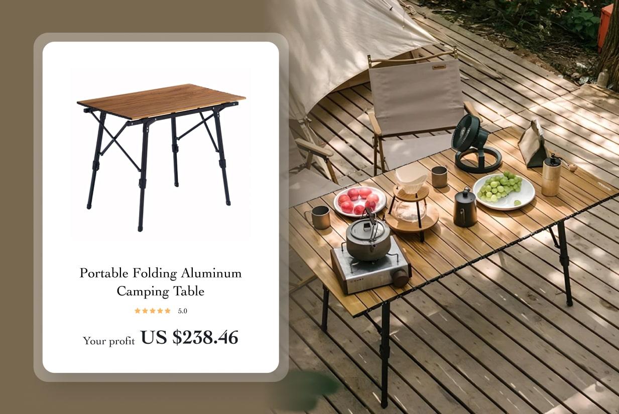 Aluminum Camping Table