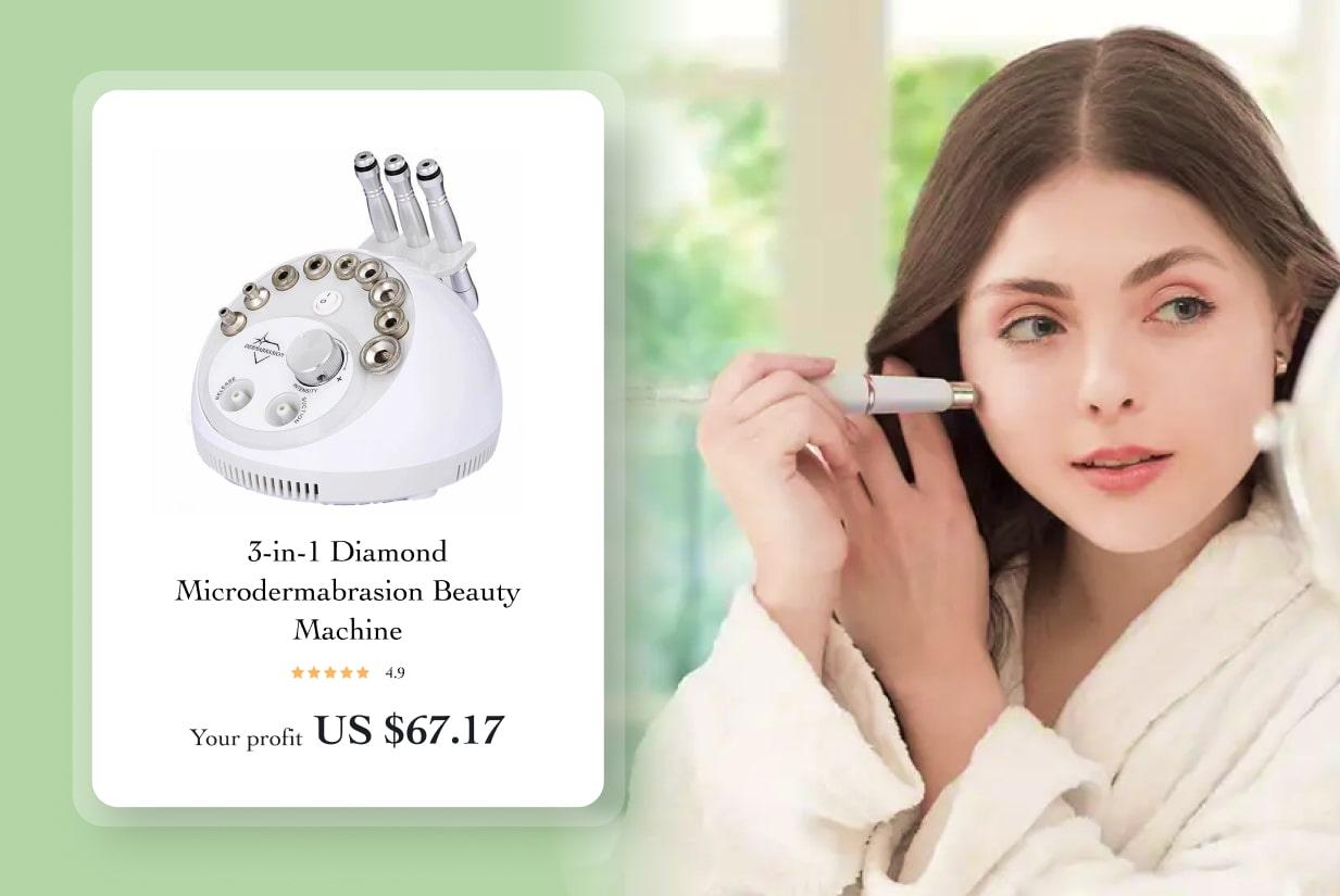 3-in-1 Diamond Microdermabrasion Beauty Machine