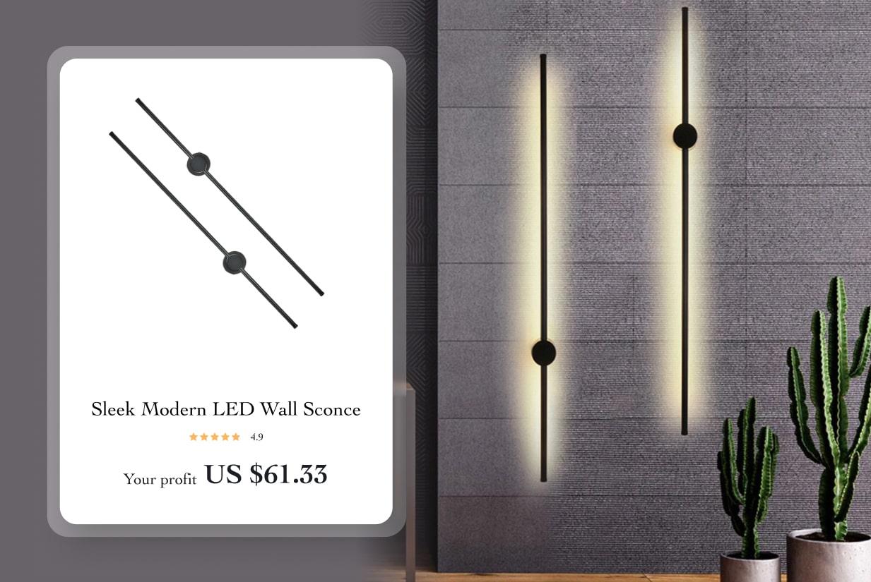 Sleek Modern LED Wall Sconce