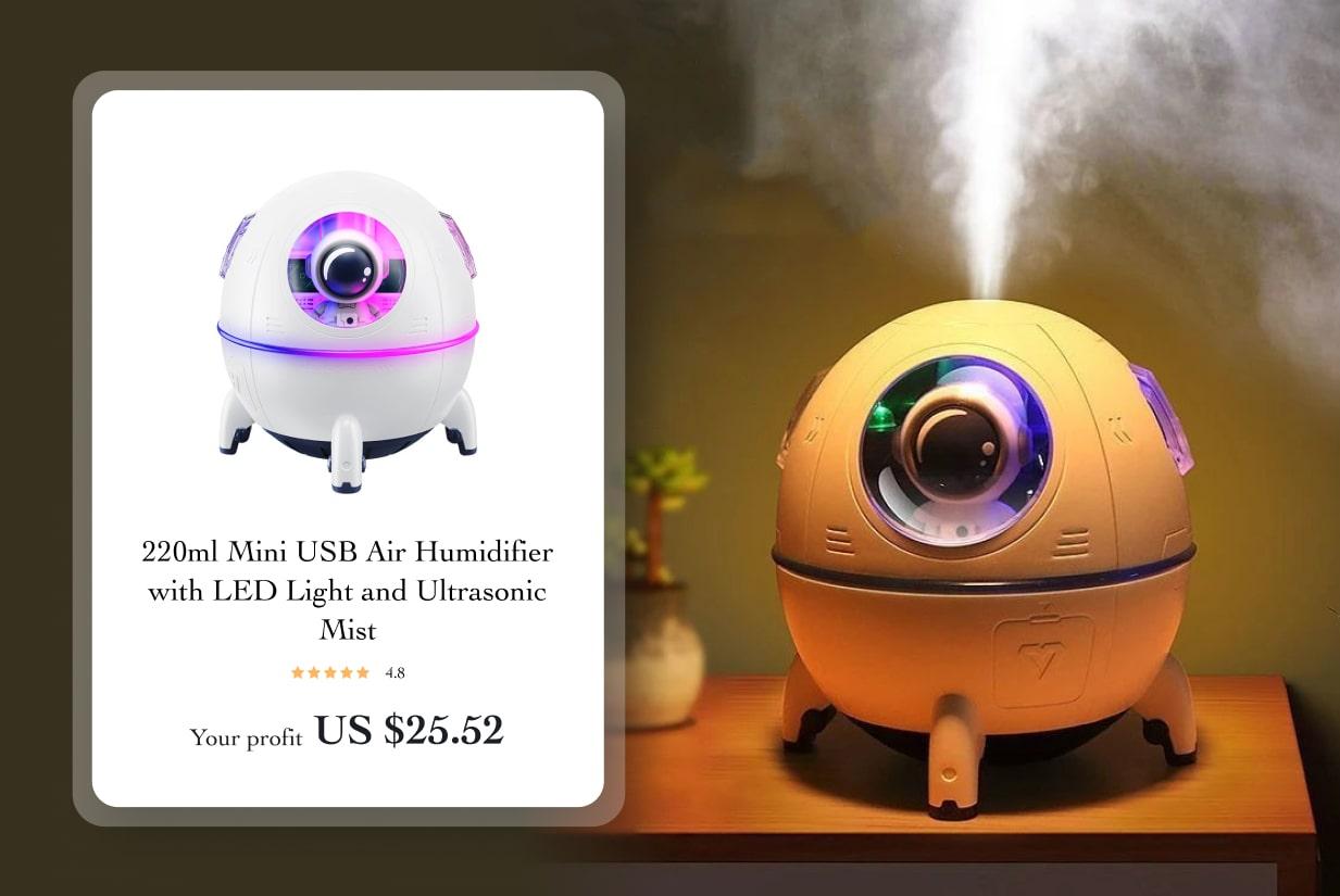 mini humidifier as the best product to the make money on black friday