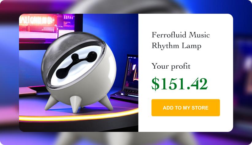 Ferrofluid Music Rhythm Lamp