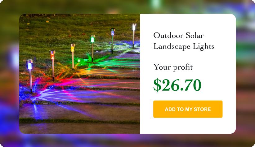 Outdoor Solar Landscape Lights