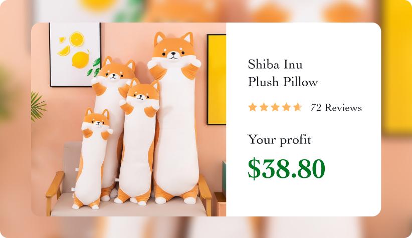 Shiba Inu Plush Pillow