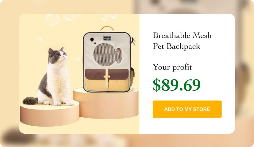 Breathable Mesh Pet Backpack