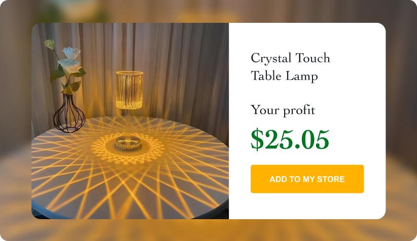 Crystal Touch Table Lamp