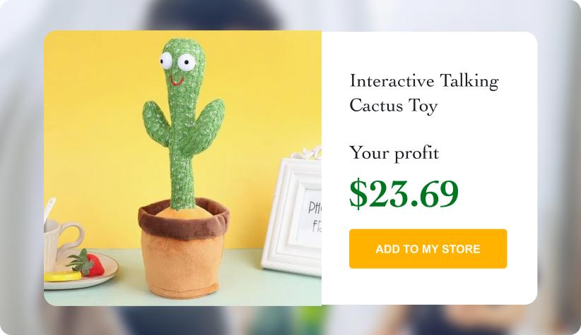 Interactive Talking Cactus Toy